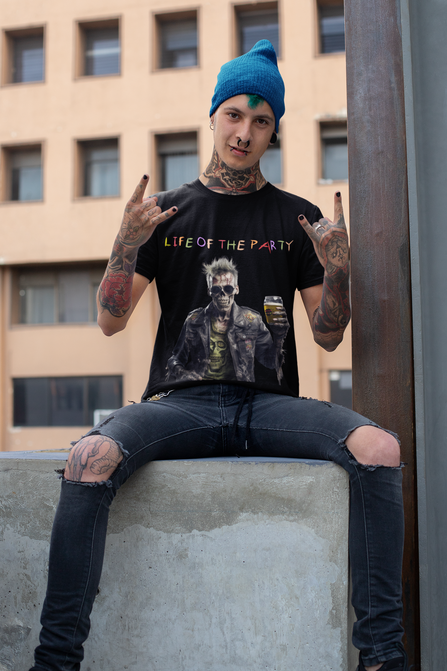 Life of the Party Zombie T-Shirt